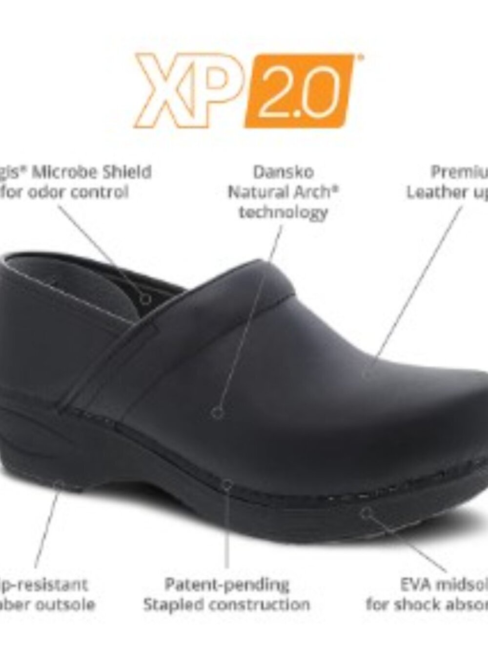 DANSKO XP 2.0 MULTI DOT PATENT LEATHER CLOGS - Picture 4 of 15
